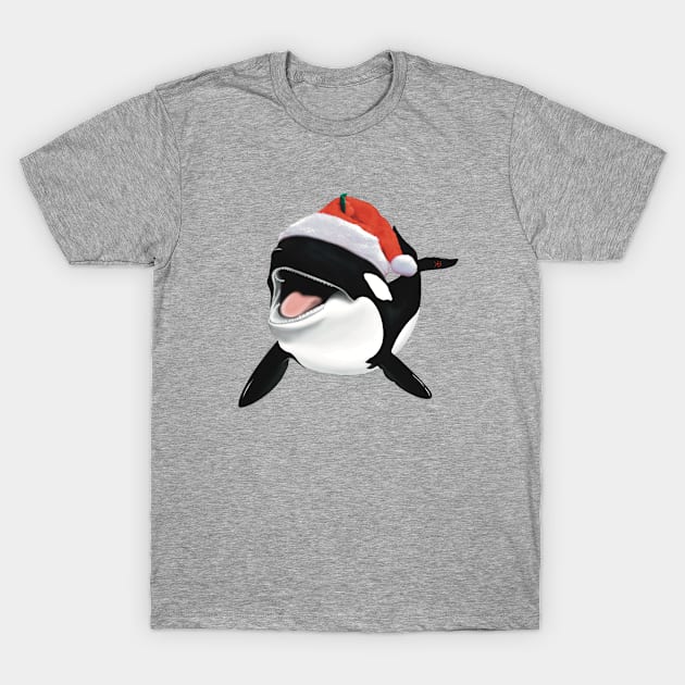 Orca Drawing Christmas Gift T-Shirt by DAGHO